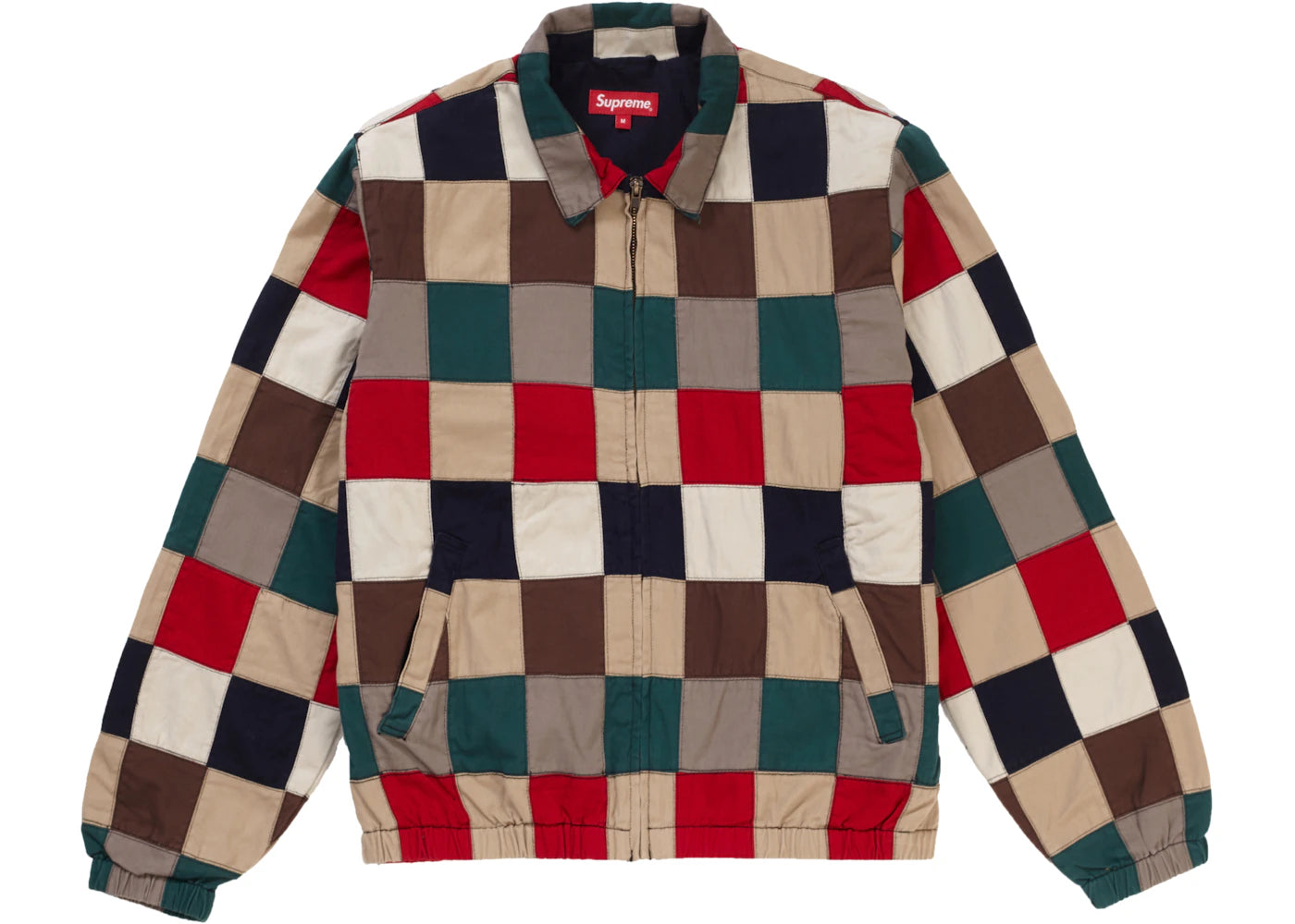 Supreme Patchwork Harrington Jacket Multicolor