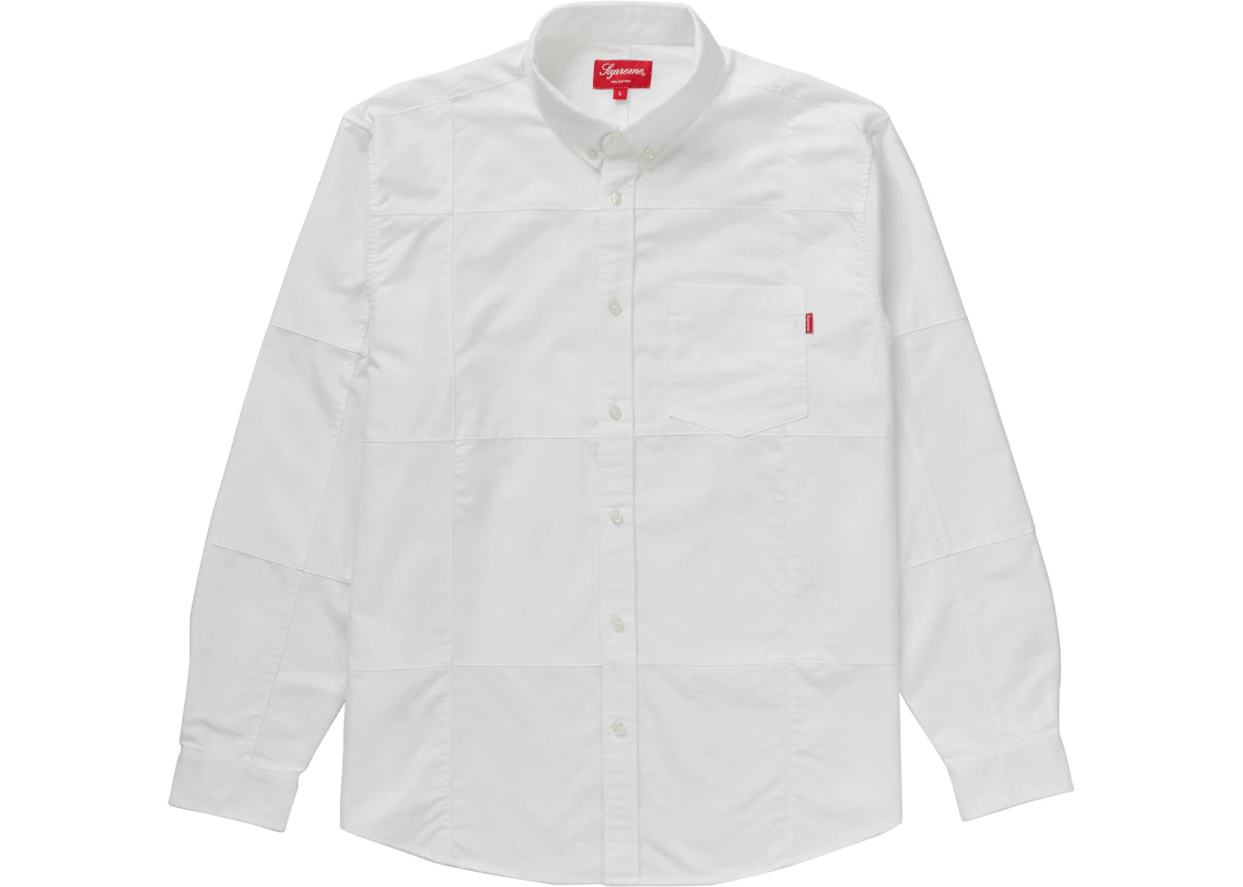 Supreme Patchwork Oxford Shirt White