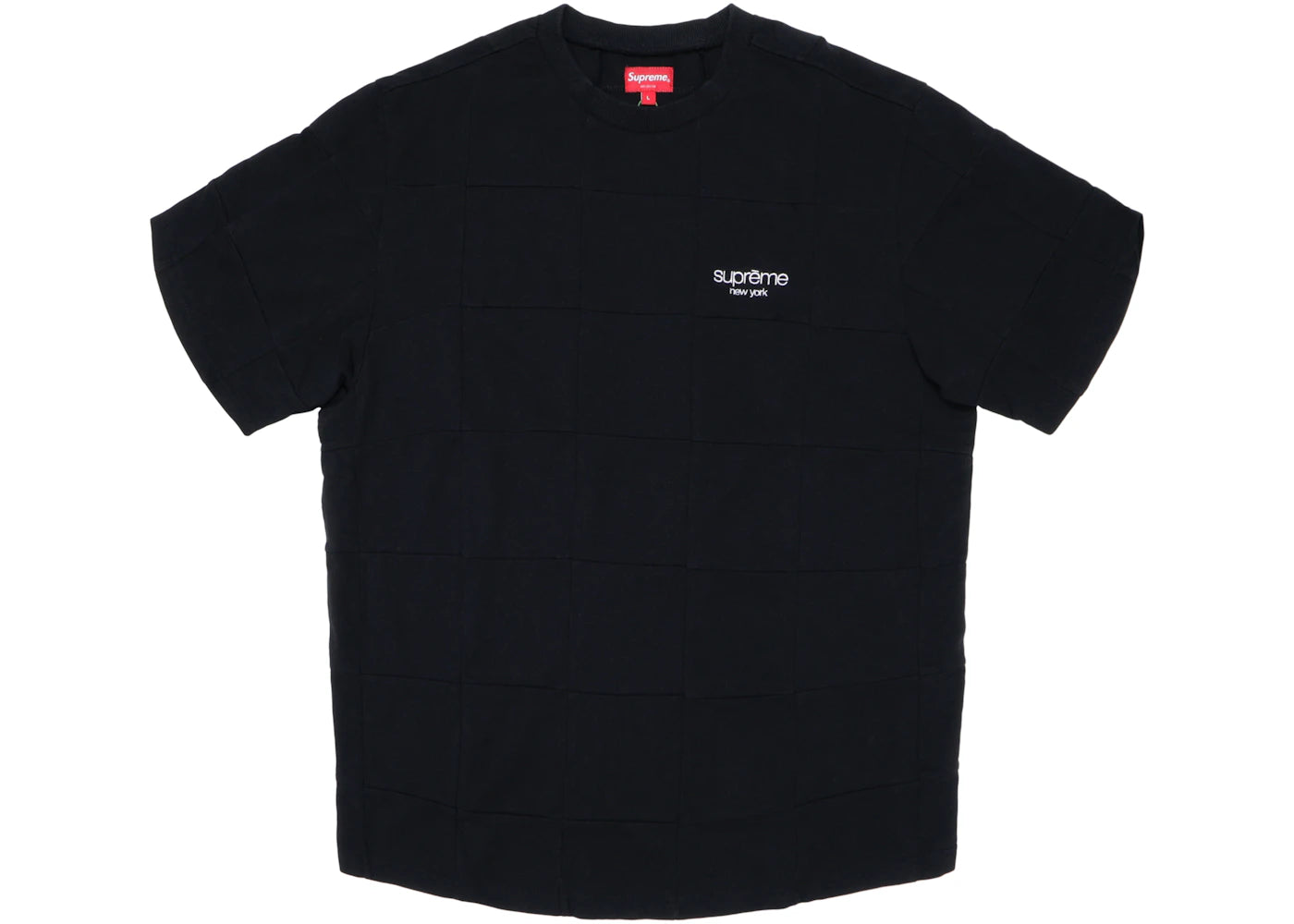 Supreme Patchwork Pique Tee Black