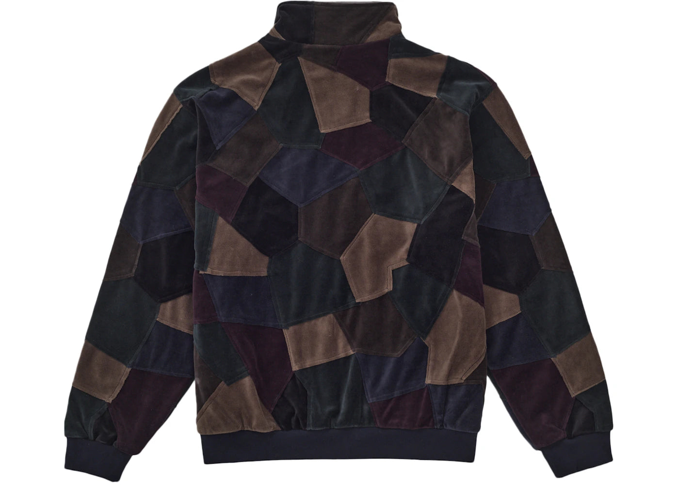 supreme Patchwork Velour Track Jacket