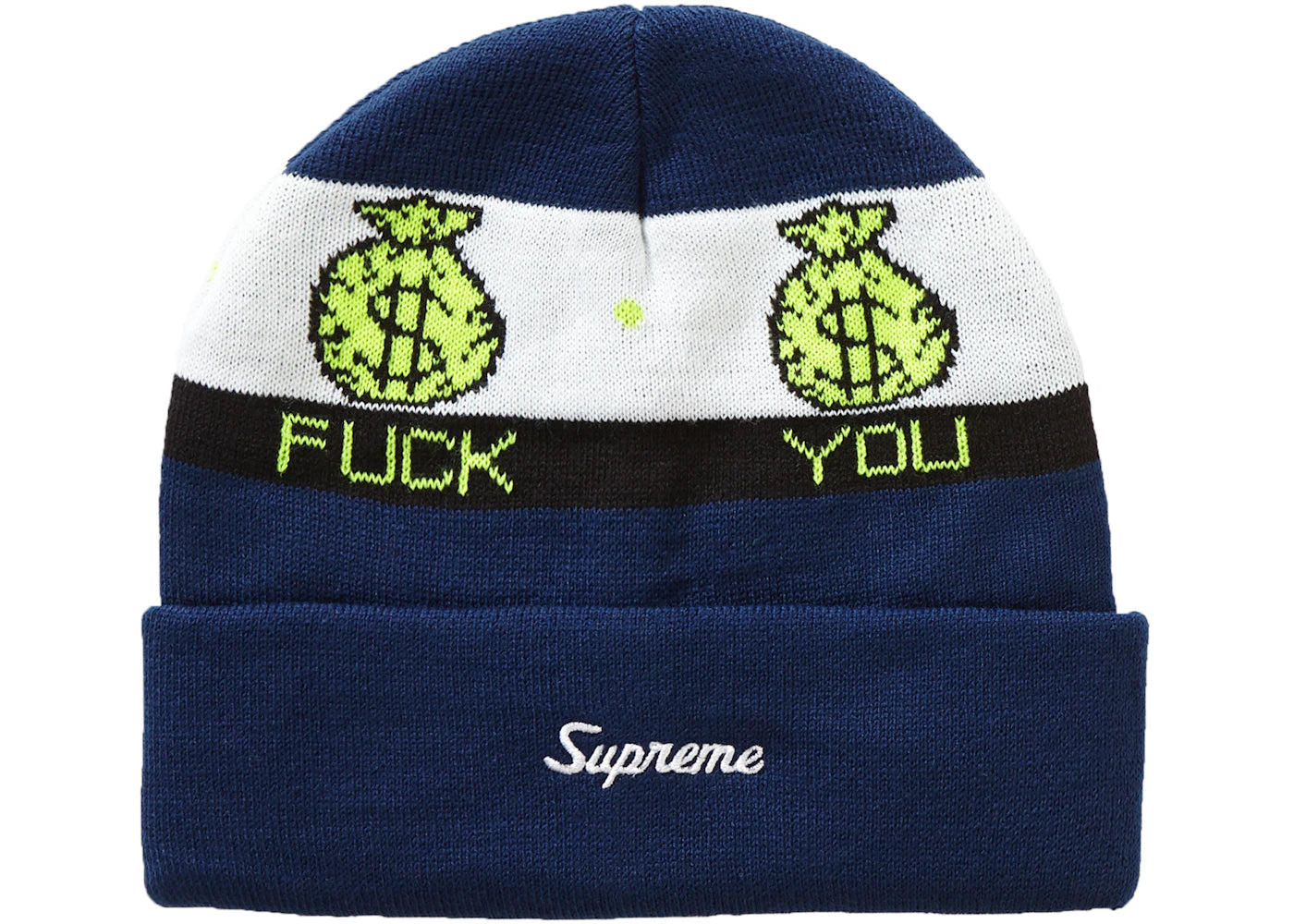 Supreme Pay Me Beanie Navy