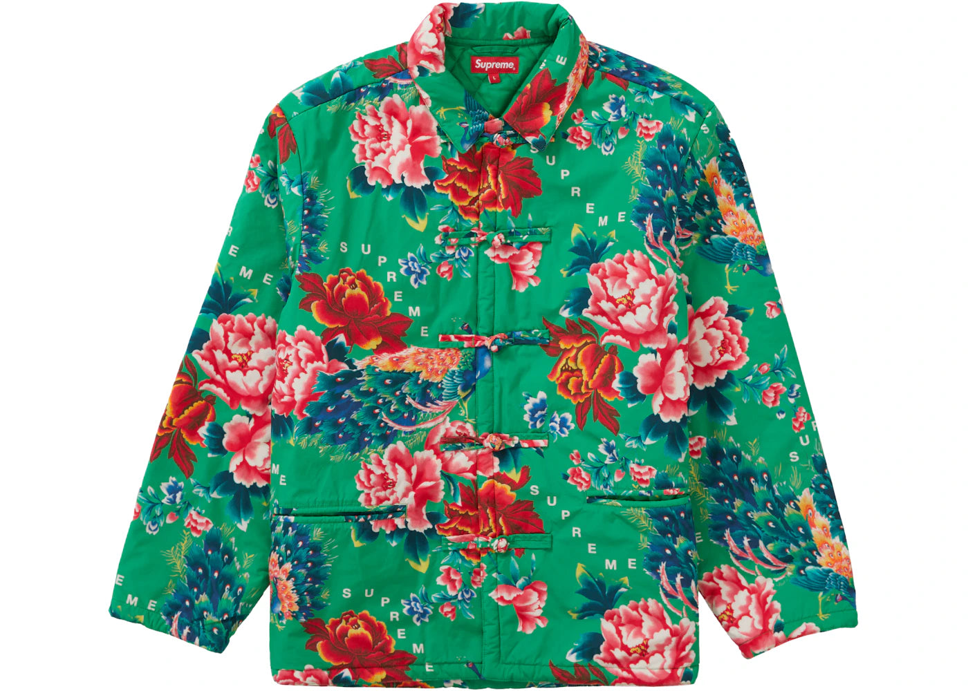 Supreme Peacock Jacket Bright Green