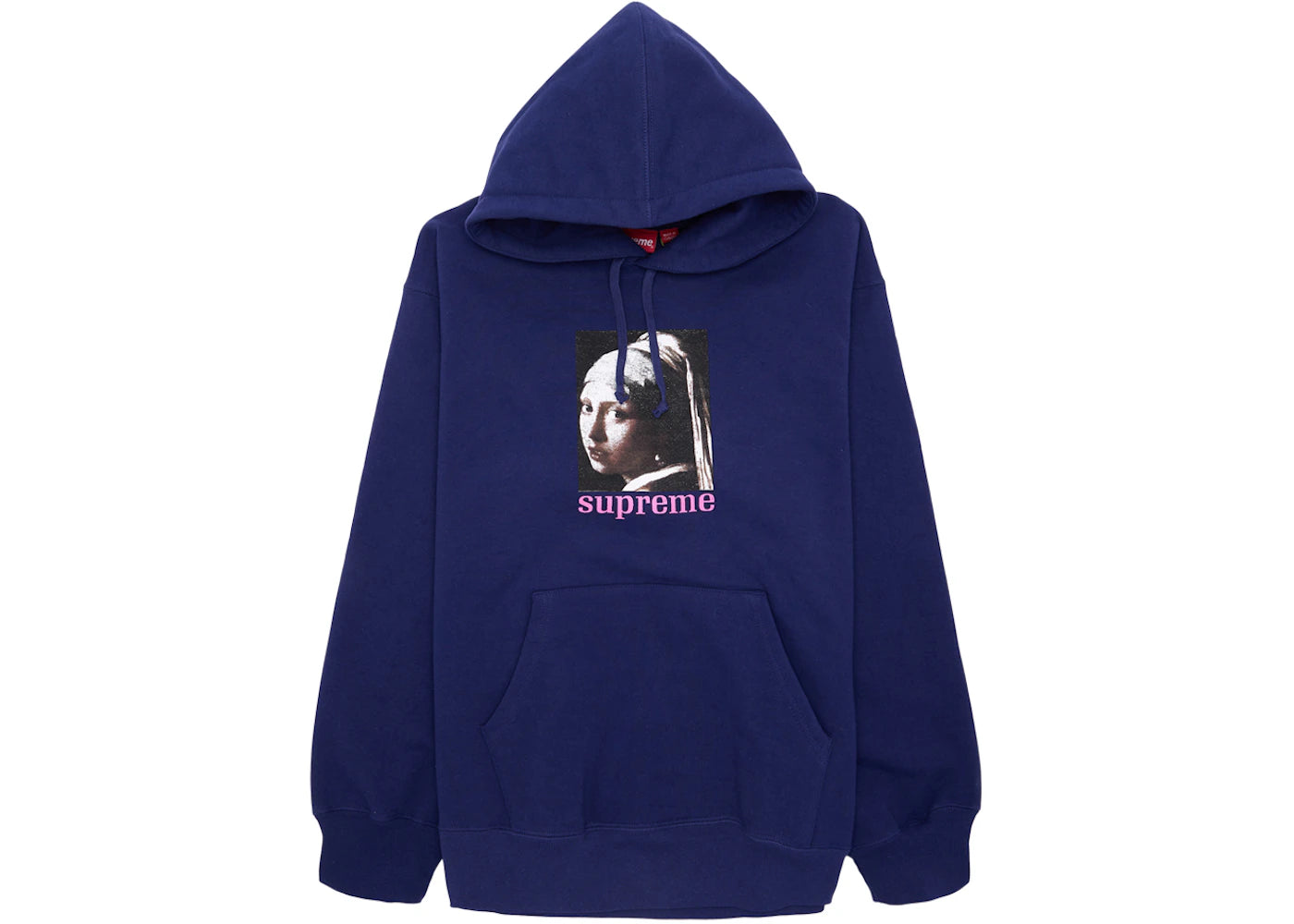 Supreme Pearl Hooded Sweatshirt Washed Navy