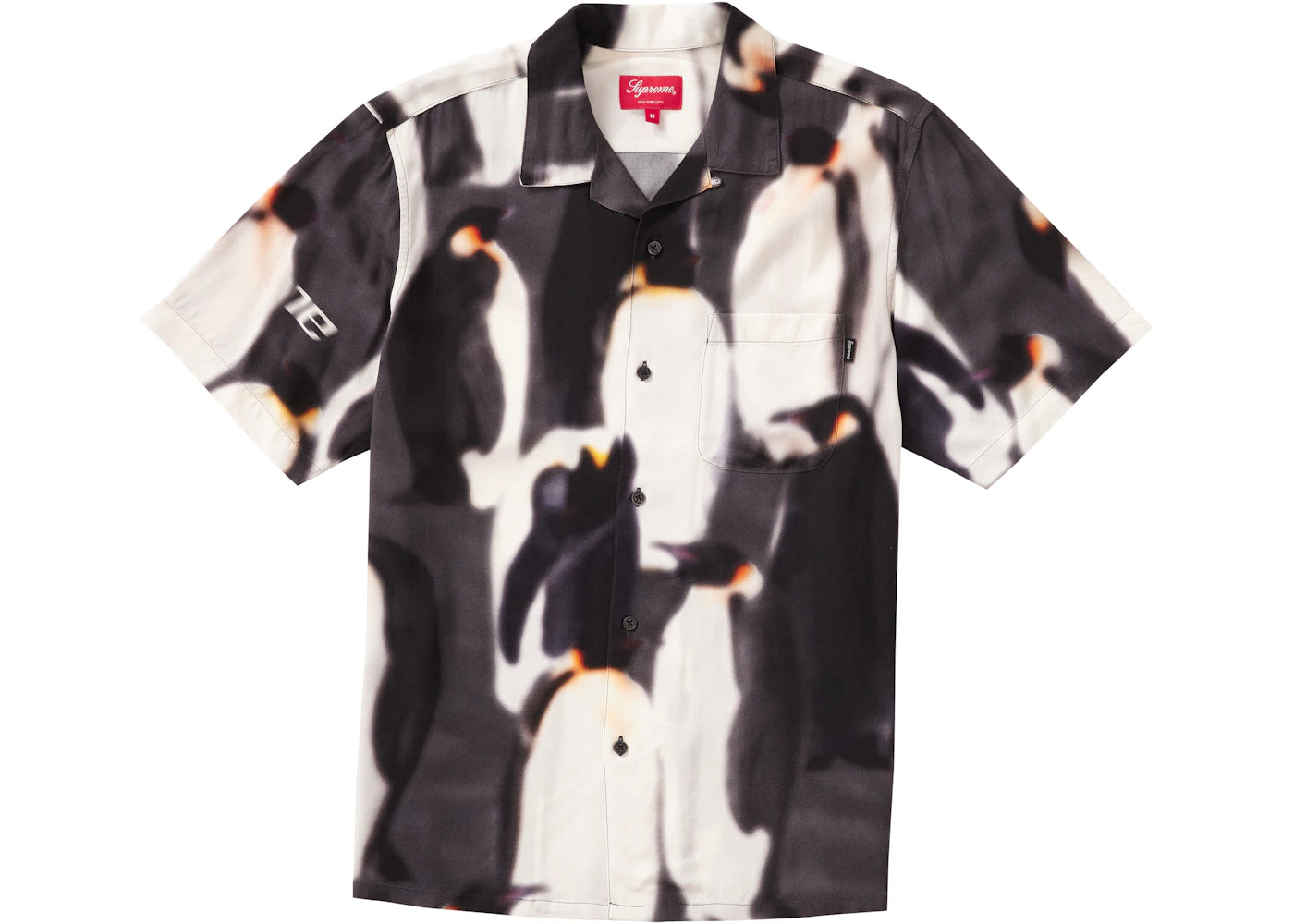 Supreme Penguins Rayon S/S Shirt Black