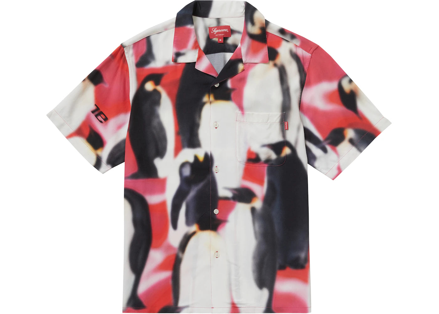 Supreme Penguins Rayon S/S Shirt Pink