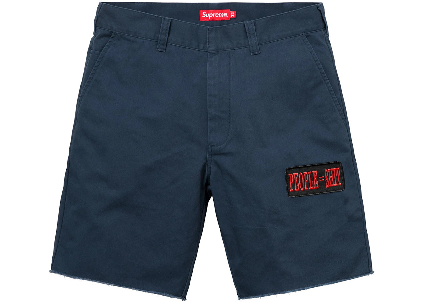 Supreme People = Shit Work Short Light Navy