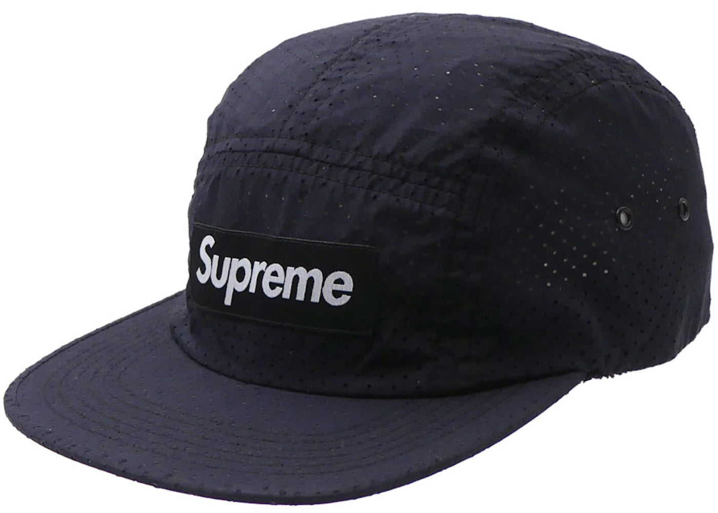 Supreme Perforated Camp Cap Navy