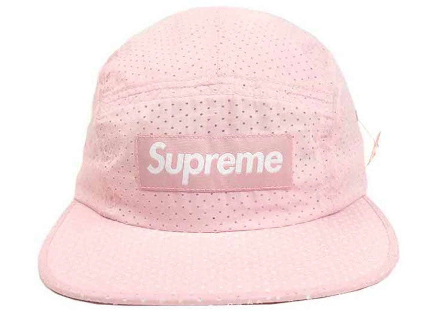 Supreme Perforated Camp Cap Pink