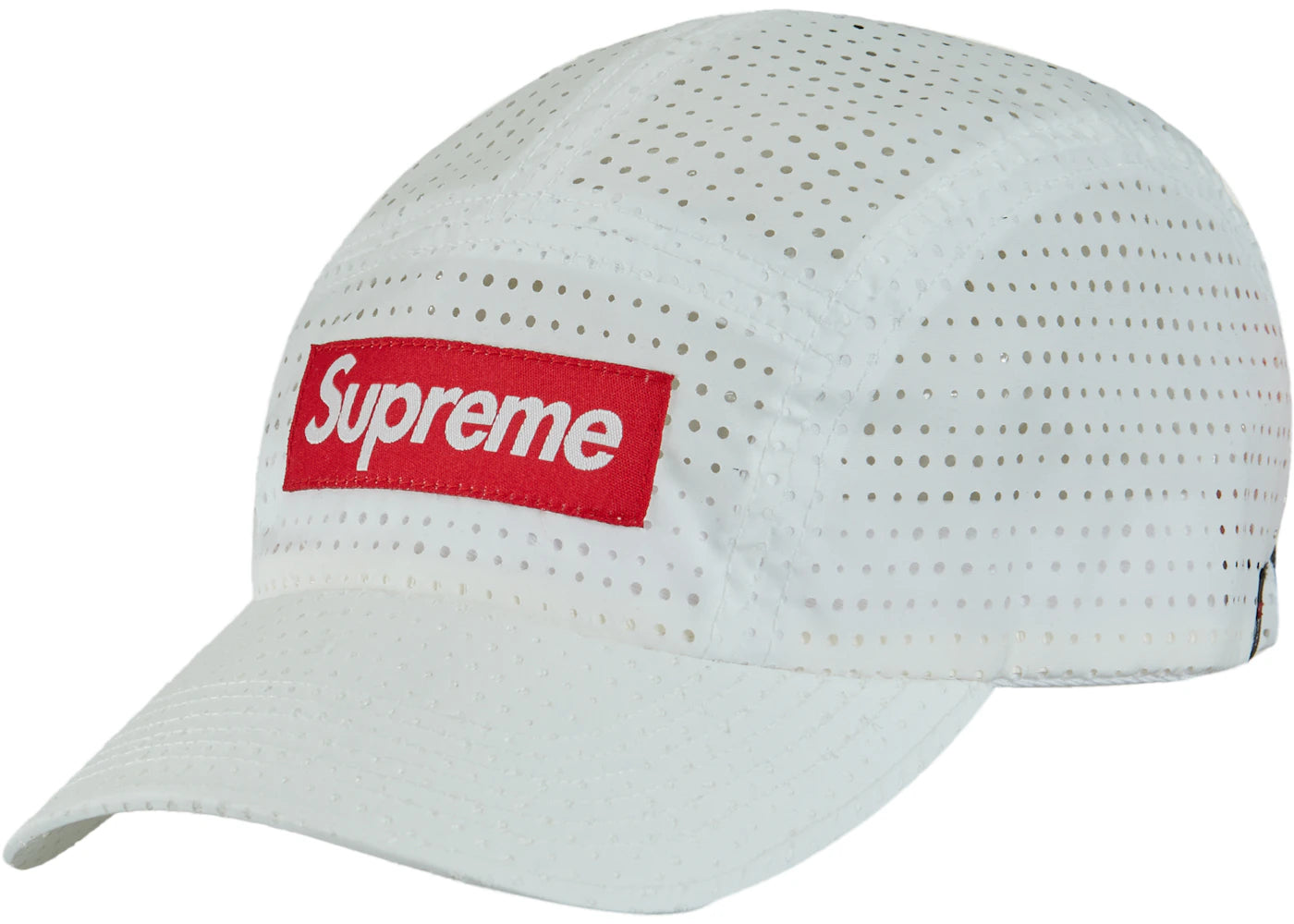 Supreme Perforated Camp Cap (SS22) White