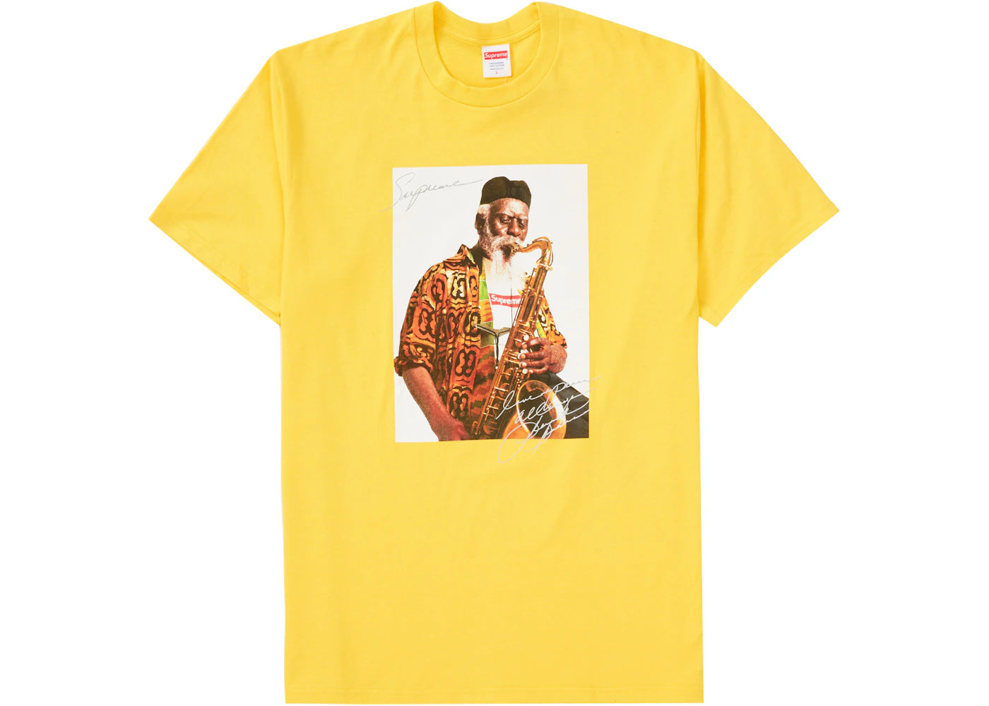Supreme Pharoah Sanders Tee Yellow