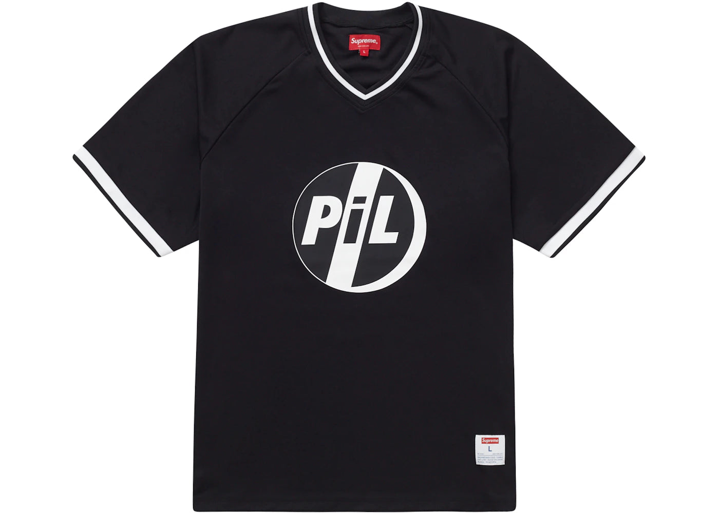 Supreme PiL Baseball Top Black