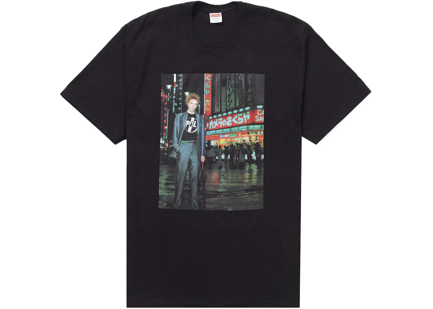 Supreme PiL Live In Tokyo Tee Black