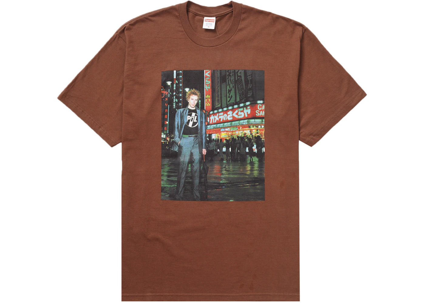 Supreme PiL Live In Tokyo Tee Brown