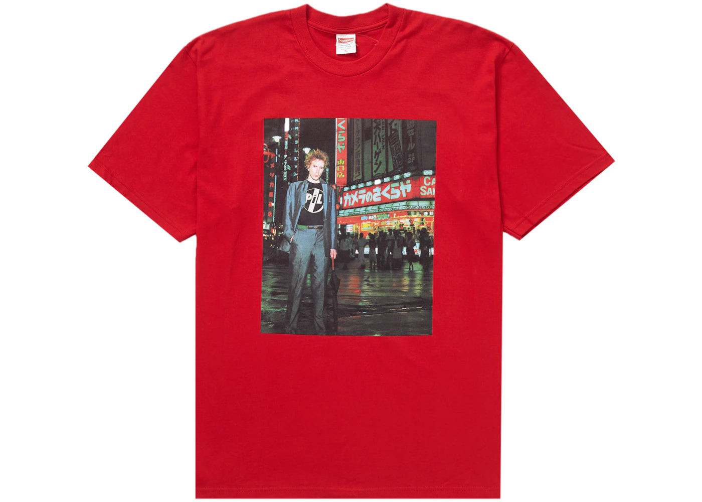 Supreme PiL Live In Tokyo Tee Red