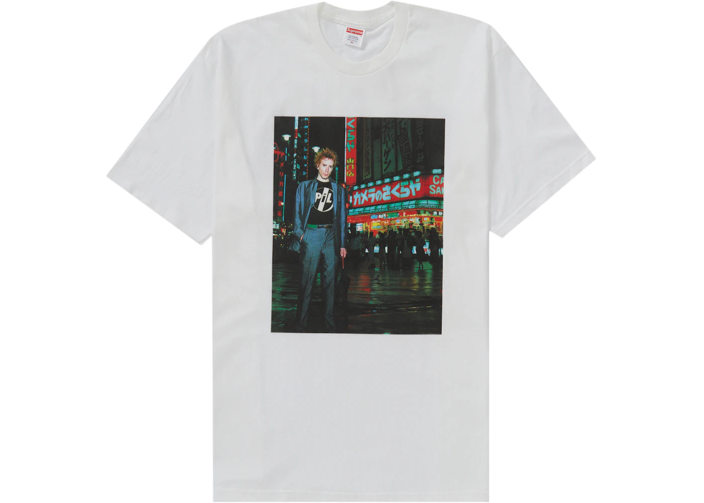 Supreme PiL Live In Tokyo Tee White