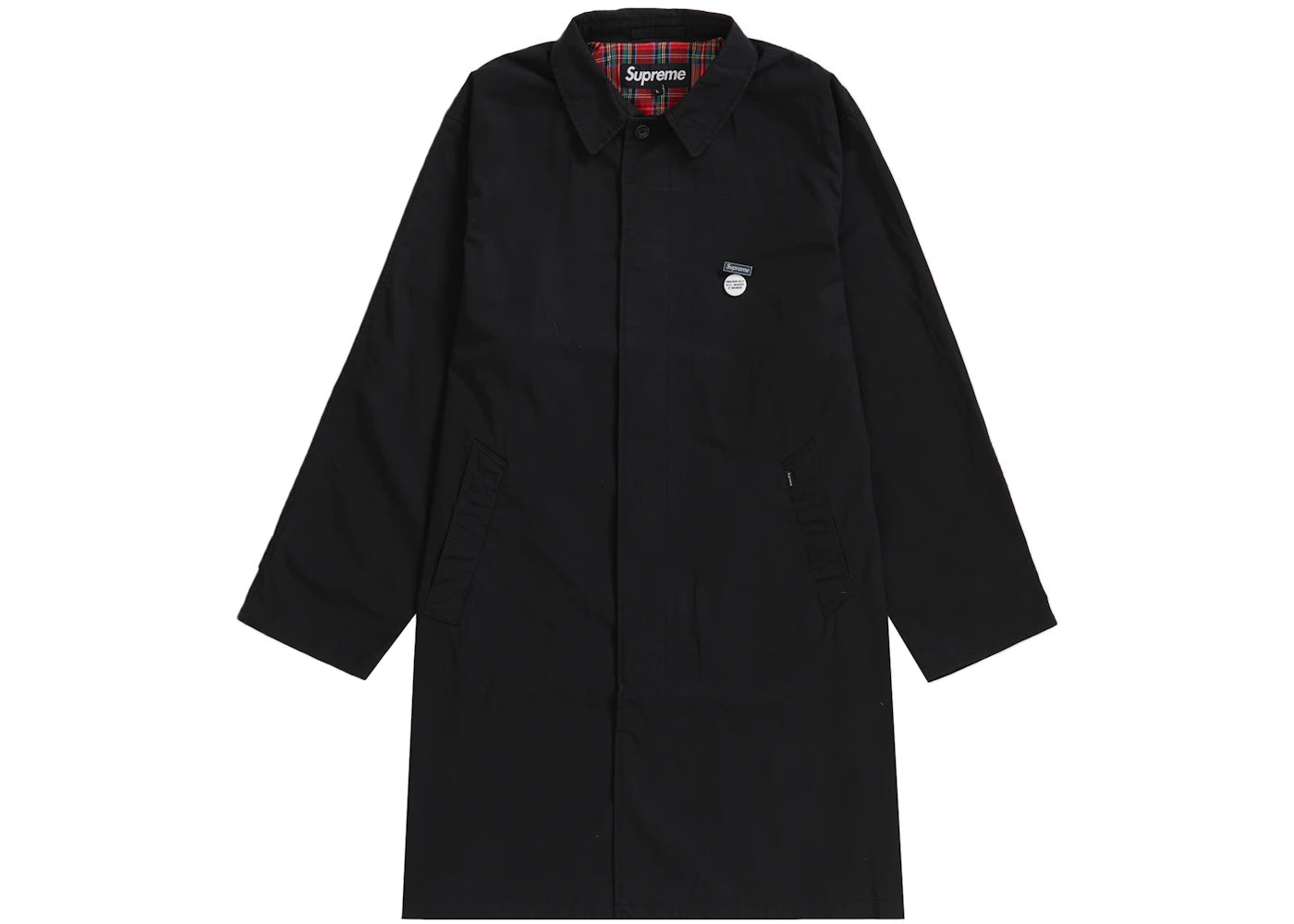 Supreme PiL Trench Coat Black