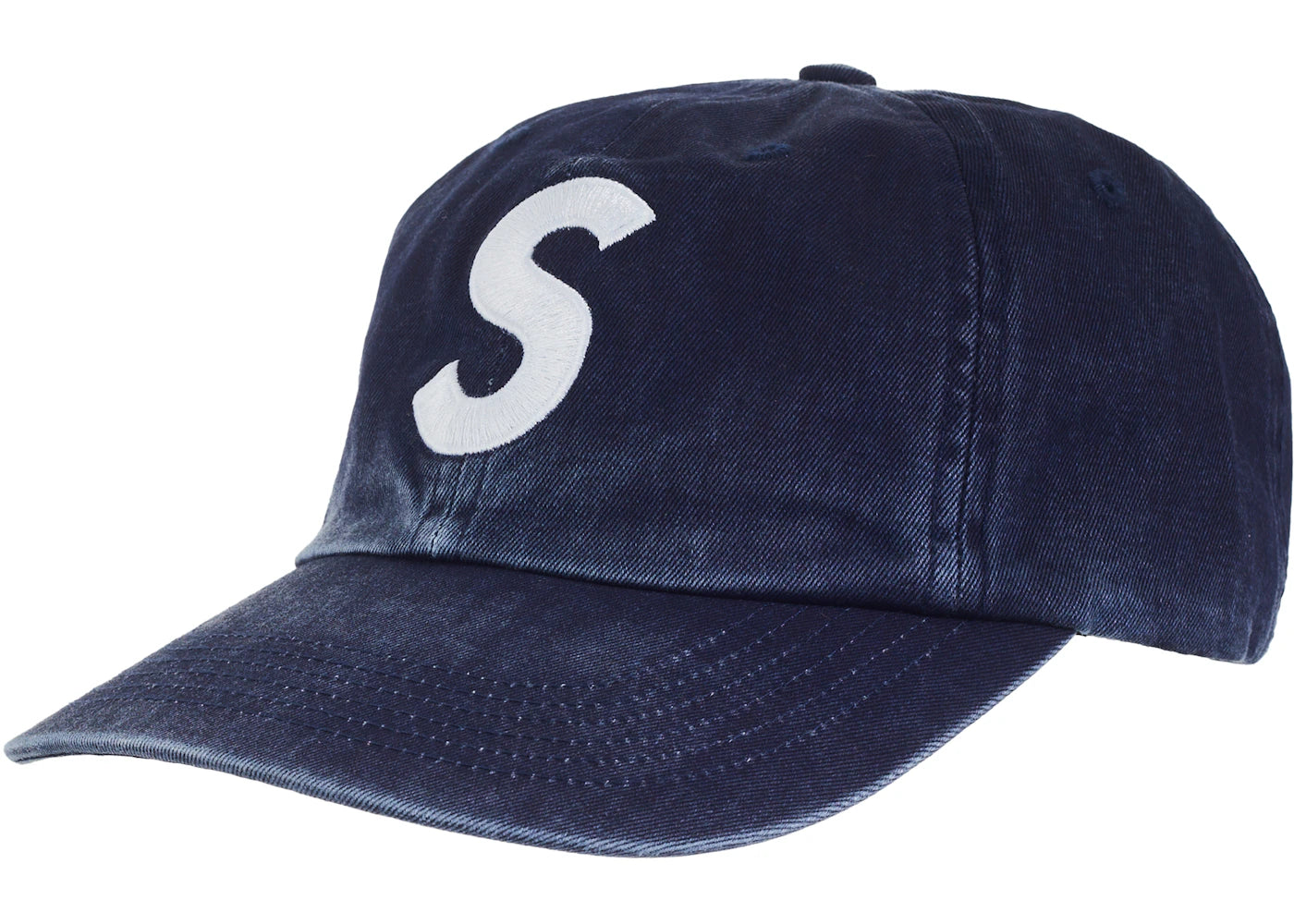 Supreme Pigment Print S Logo 6-Panel (FW23) Navy