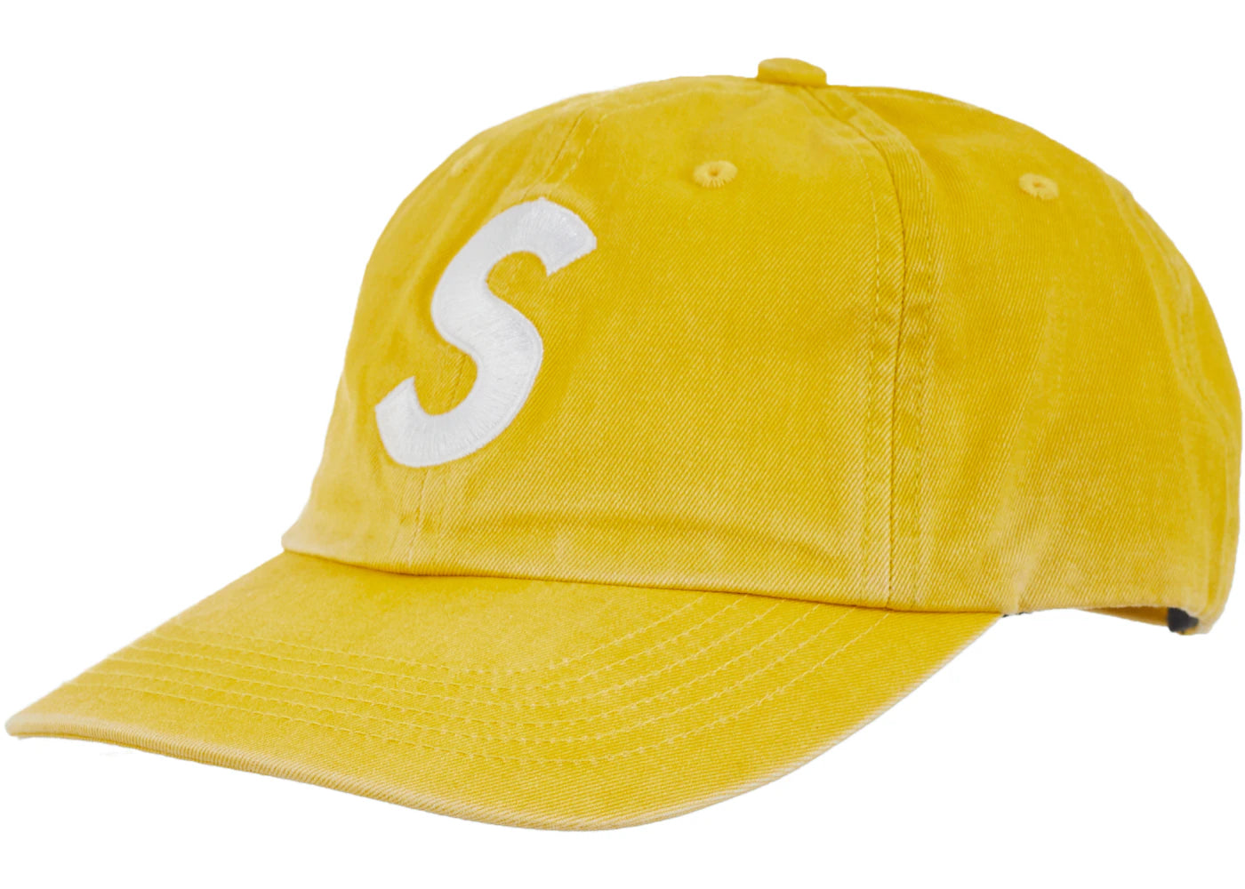 Supreme Pigment Print S Logo 6-Panel (FW23) Yellow