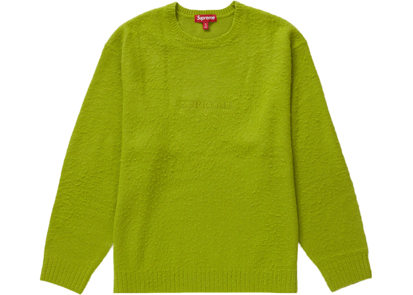 Supreme Pilled Sweater (FW23) Lime