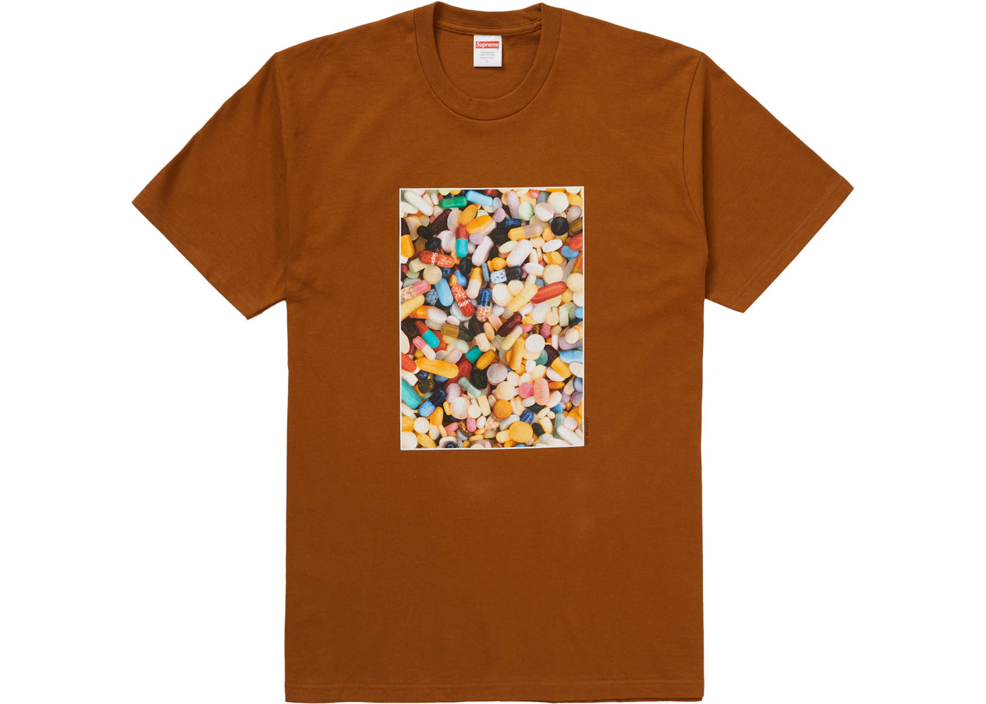 Supreme Pills Tee Brown