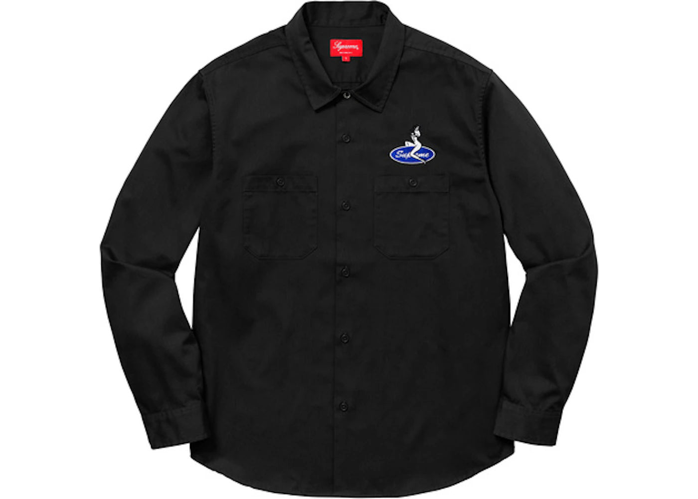 Supreme Pin Up Work Shirt Black