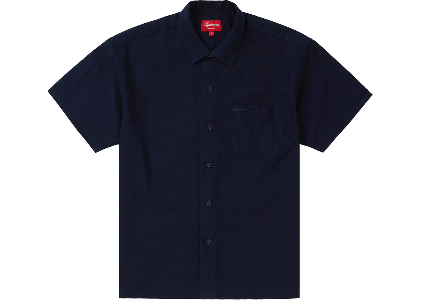 Supreme Pinhole S/S Shirt Navy