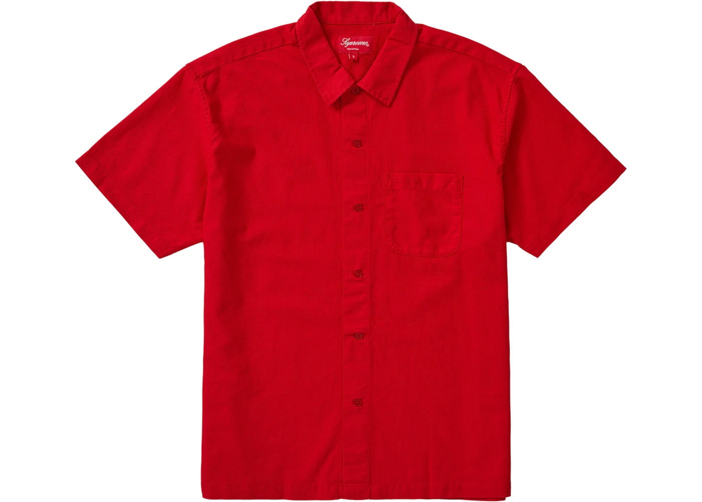 Supreme Pinhole S/S Shirt Red