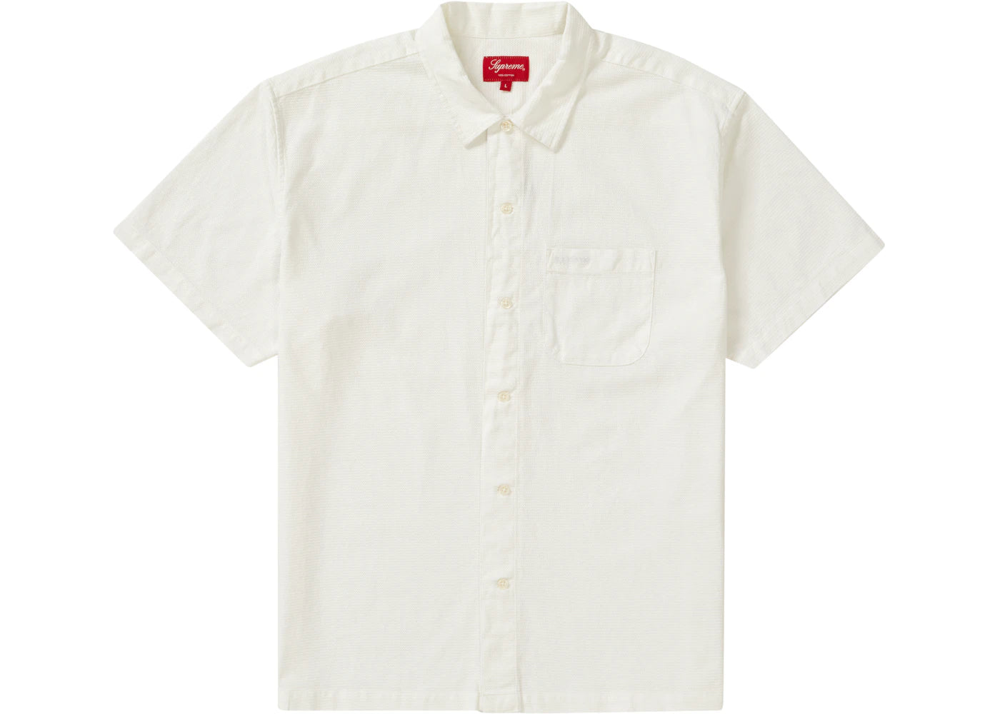 Supreme Pinhole S/S Shirt White