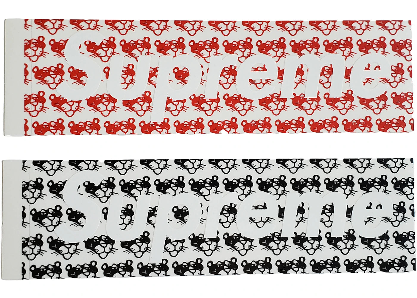 Supreme Pink Panther Box Logo Sticker Set