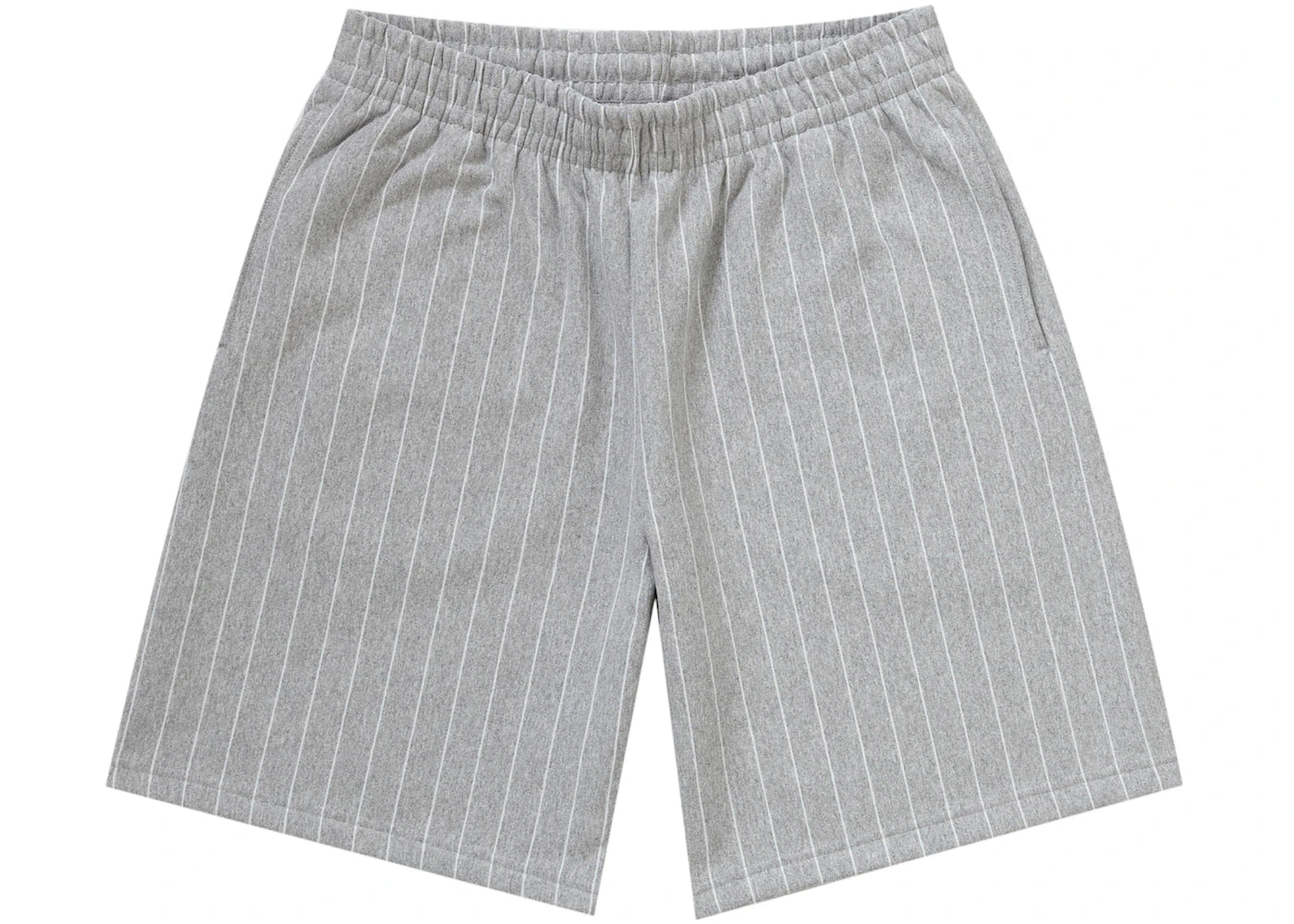 Supreme Pinstripe Sweatshort Heather Grey
