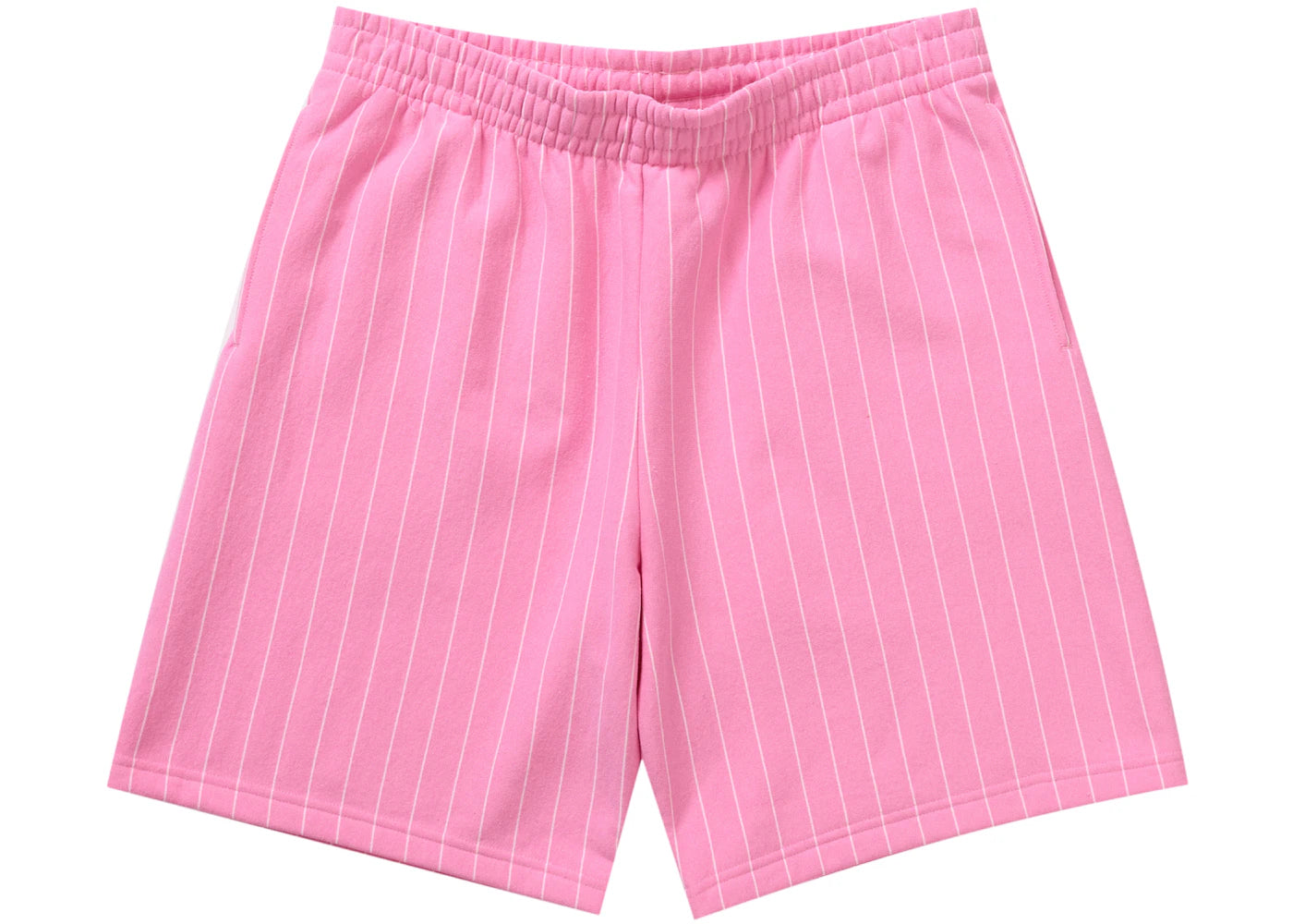 Supreme Pinstripe Sweatshort Pink