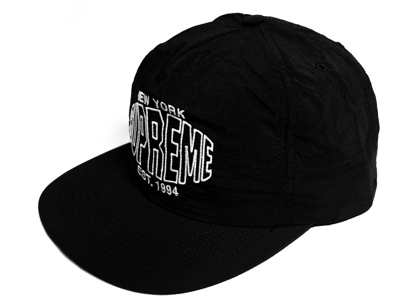 Supreme Pinwheel Nylon 5-Panel Black