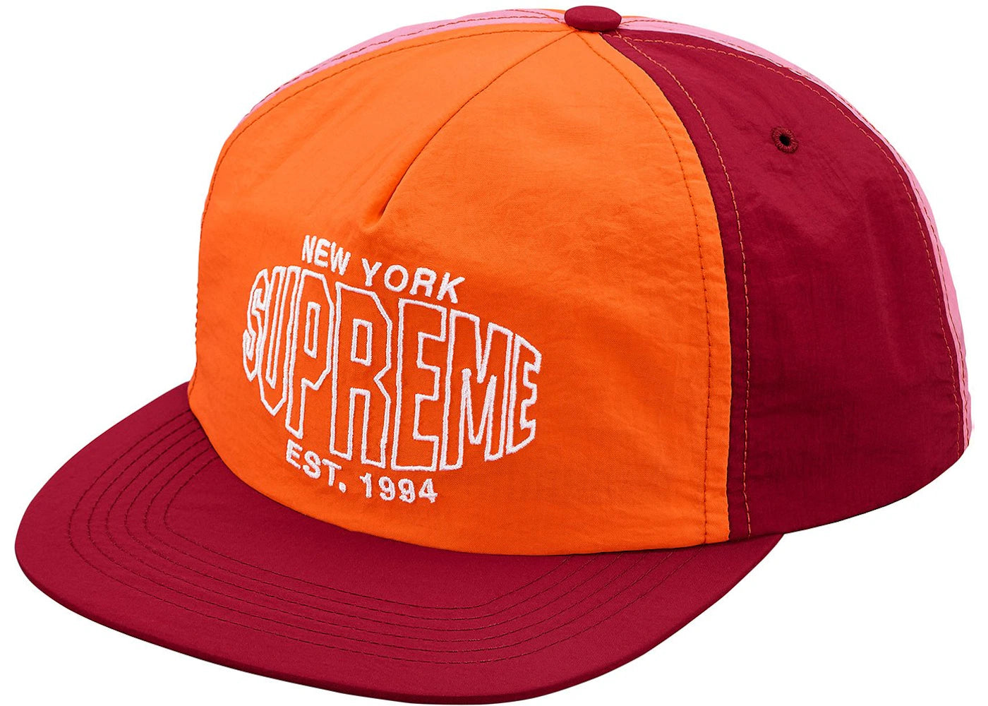 Supreme Pinwheel Nylon 5-Panel Orange