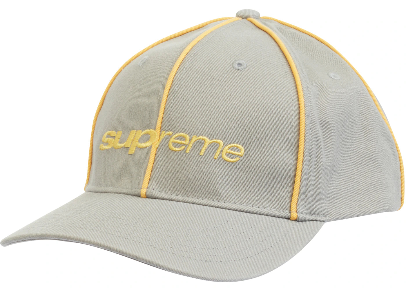 Supreme Piping 6-Panel (FW22) Grey