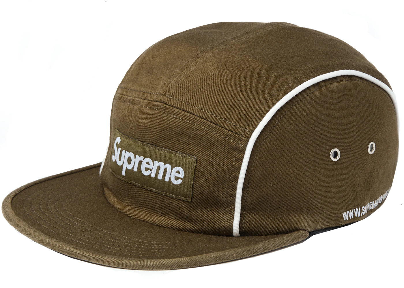 Supreme Piping Camp Cap Moss