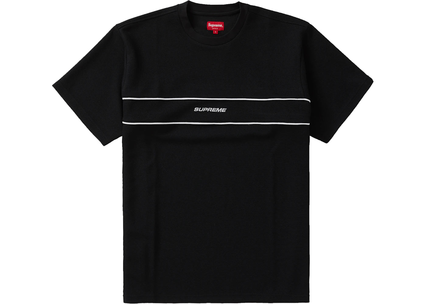 Supreme Piping Practice S/S Top Black