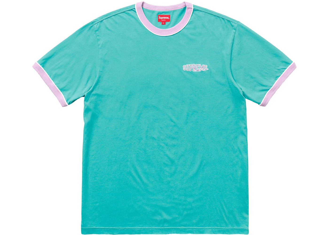 Supreme Piping Ringer Tee Teal