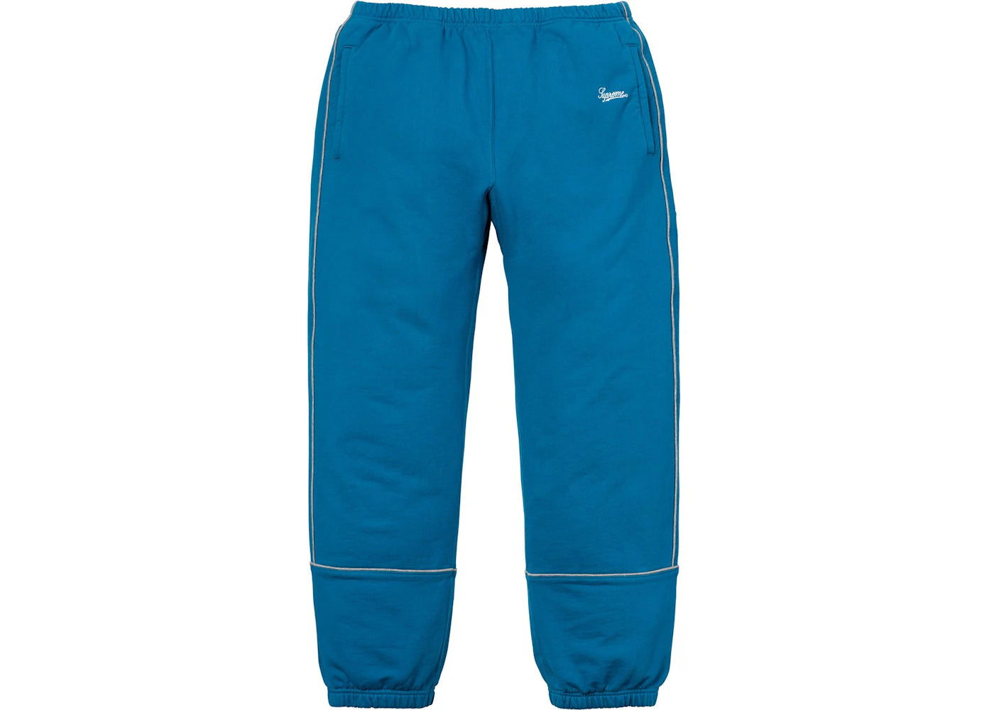 Supreme Piping Sweatpant Dark Aqua