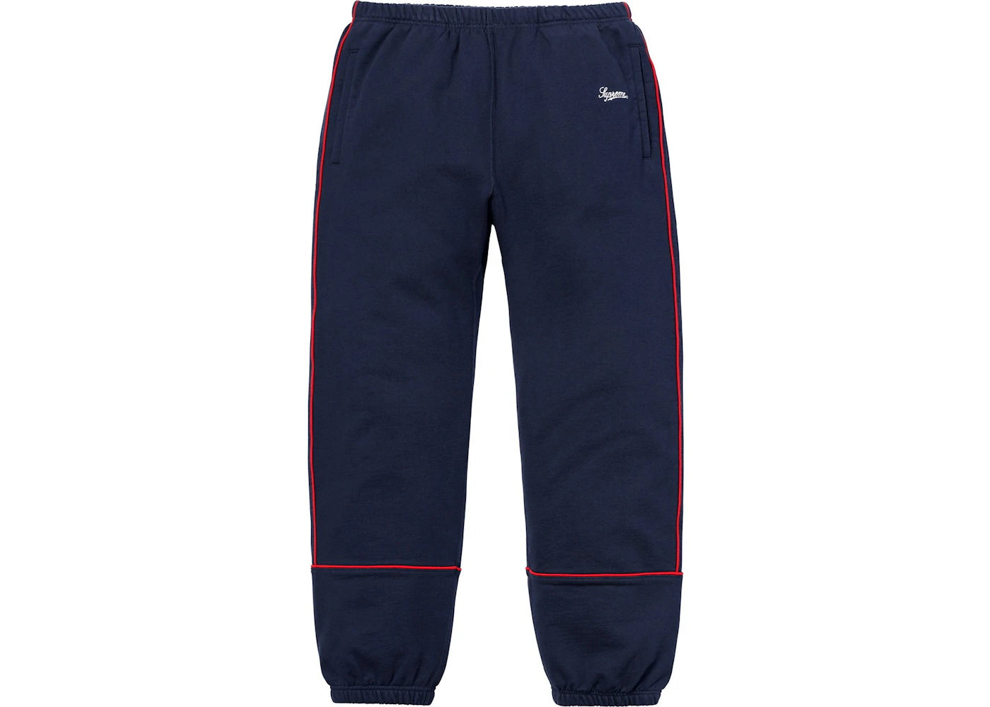 Supreme Piping Sweatpant Navy