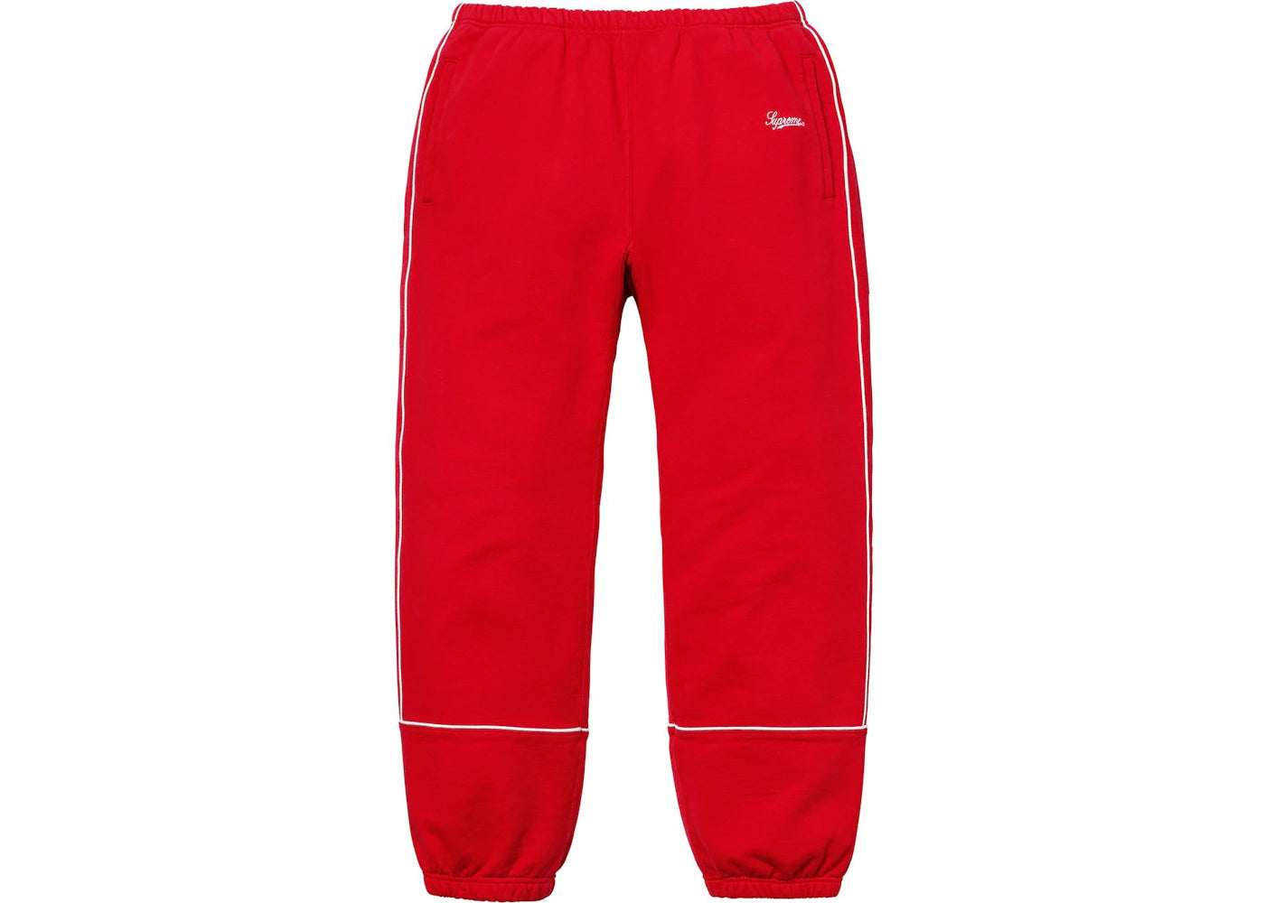 Supreme Piping Sweatpant Red