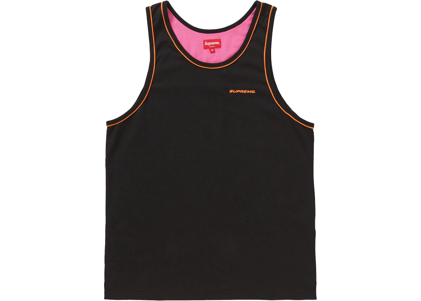 Supreme Piping Tank Top Black