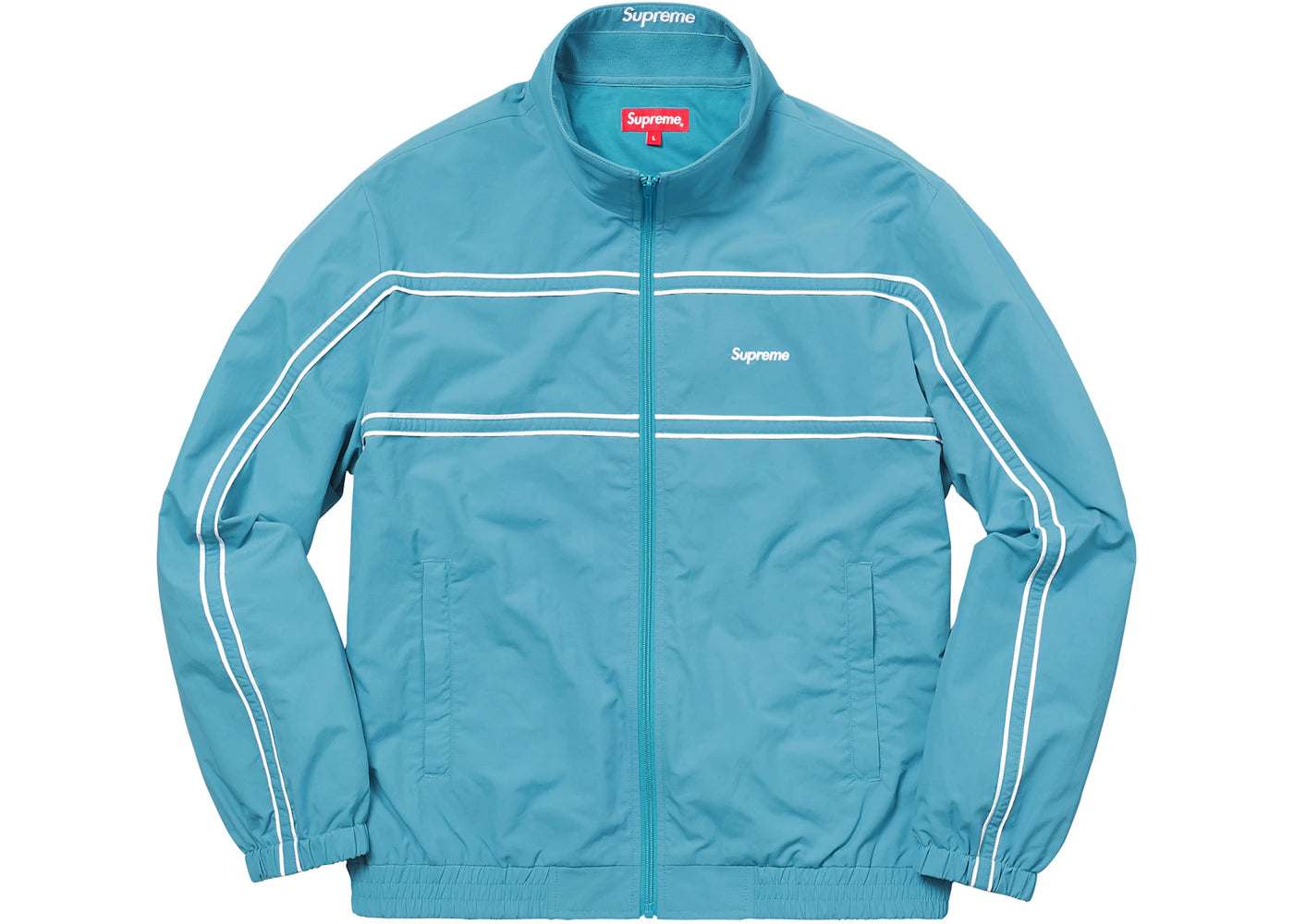 Supreme Piping Track Jacket Teal