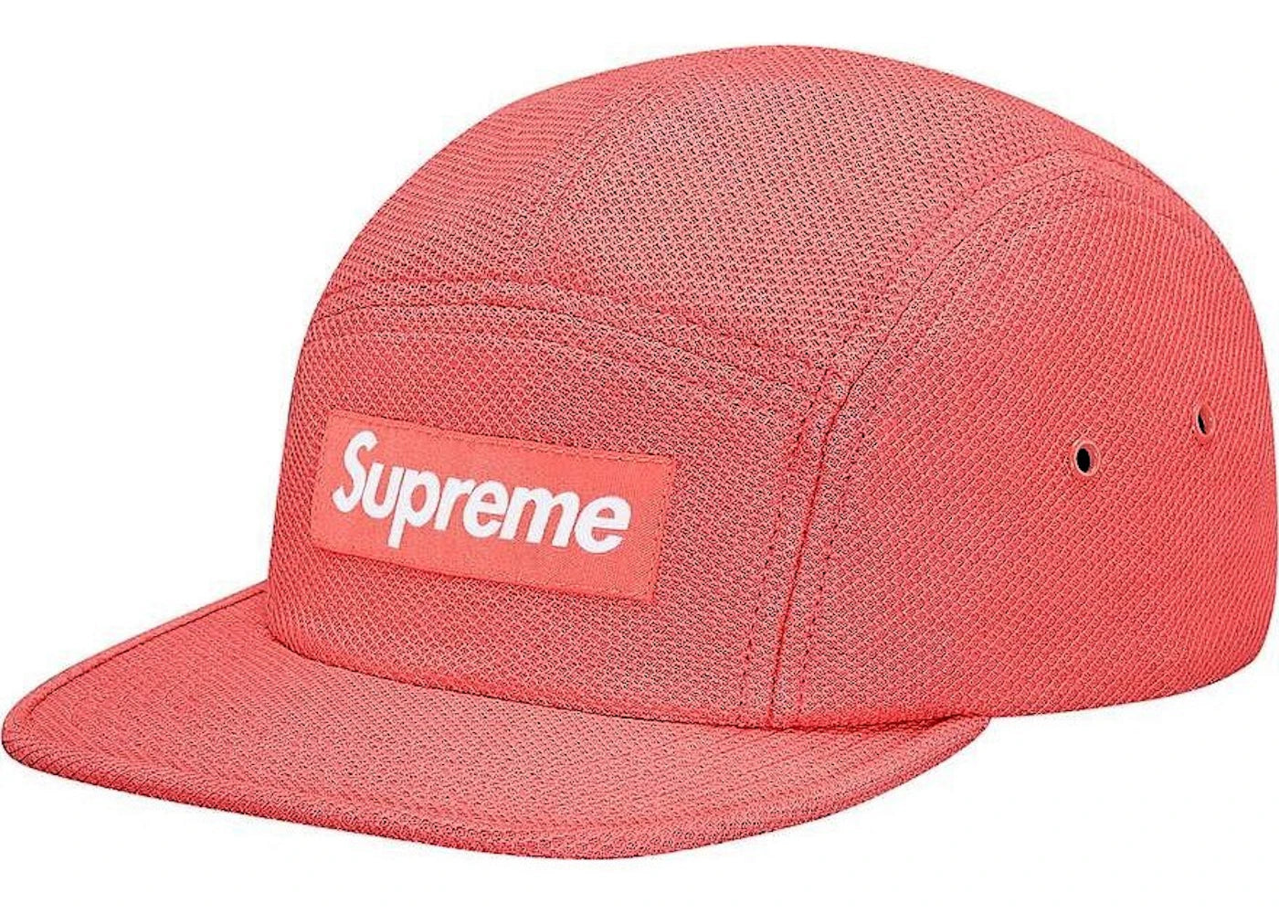 Supreme Pique Knit Camp Cap Pink