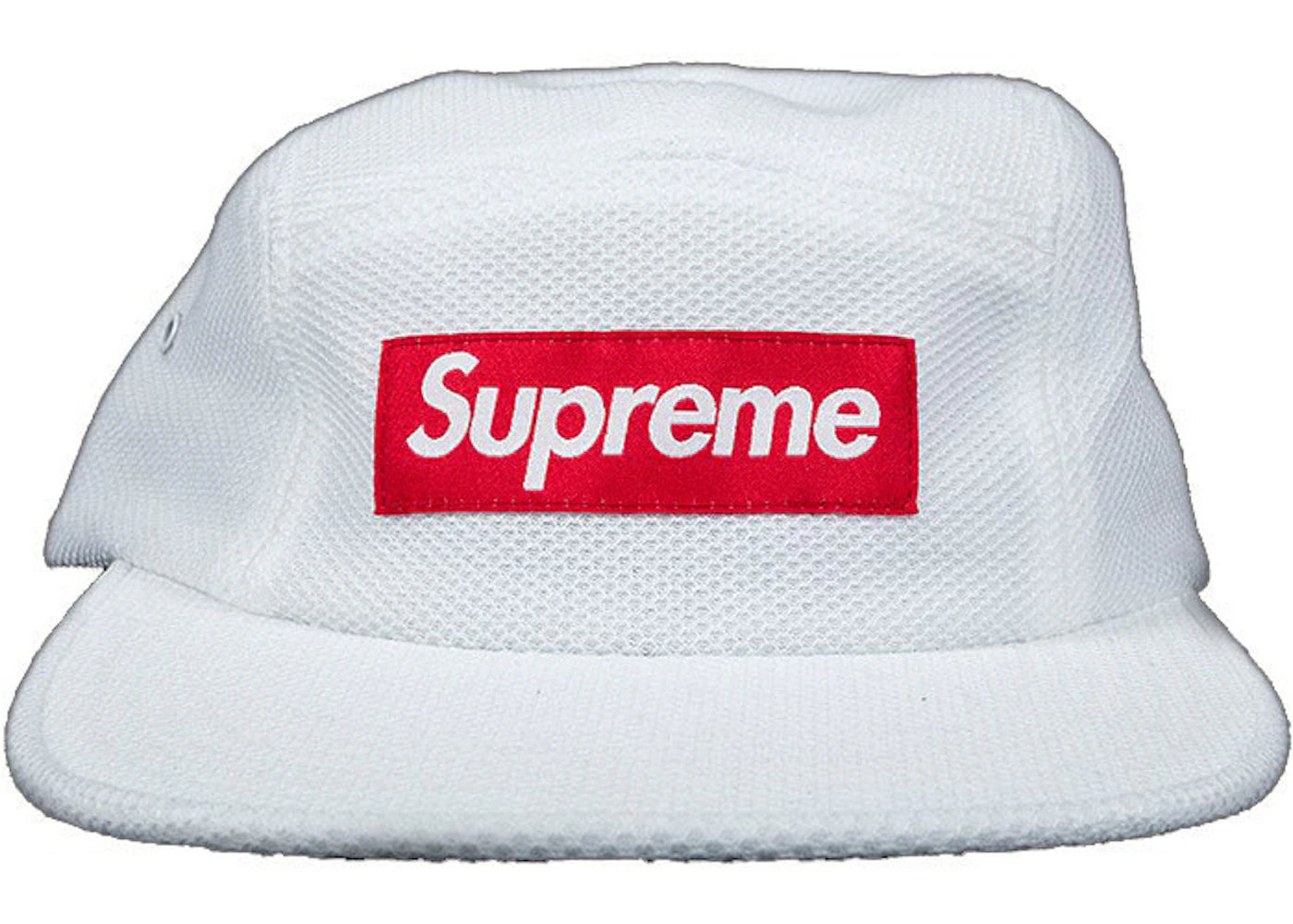 Supreme Pique Knit Camp Cap White