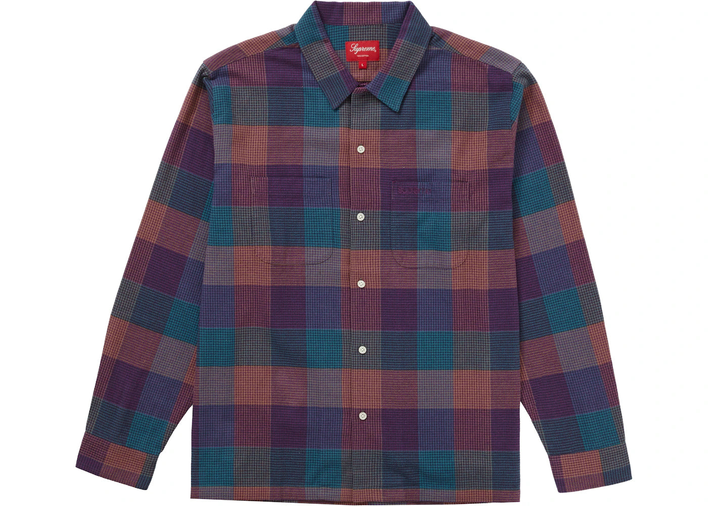 Supreme Plaid Flannel Shirt (FW21) Multicolor