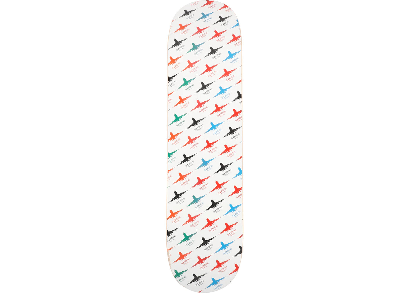 Supreme Planes Logo Skateboard Deck Multi