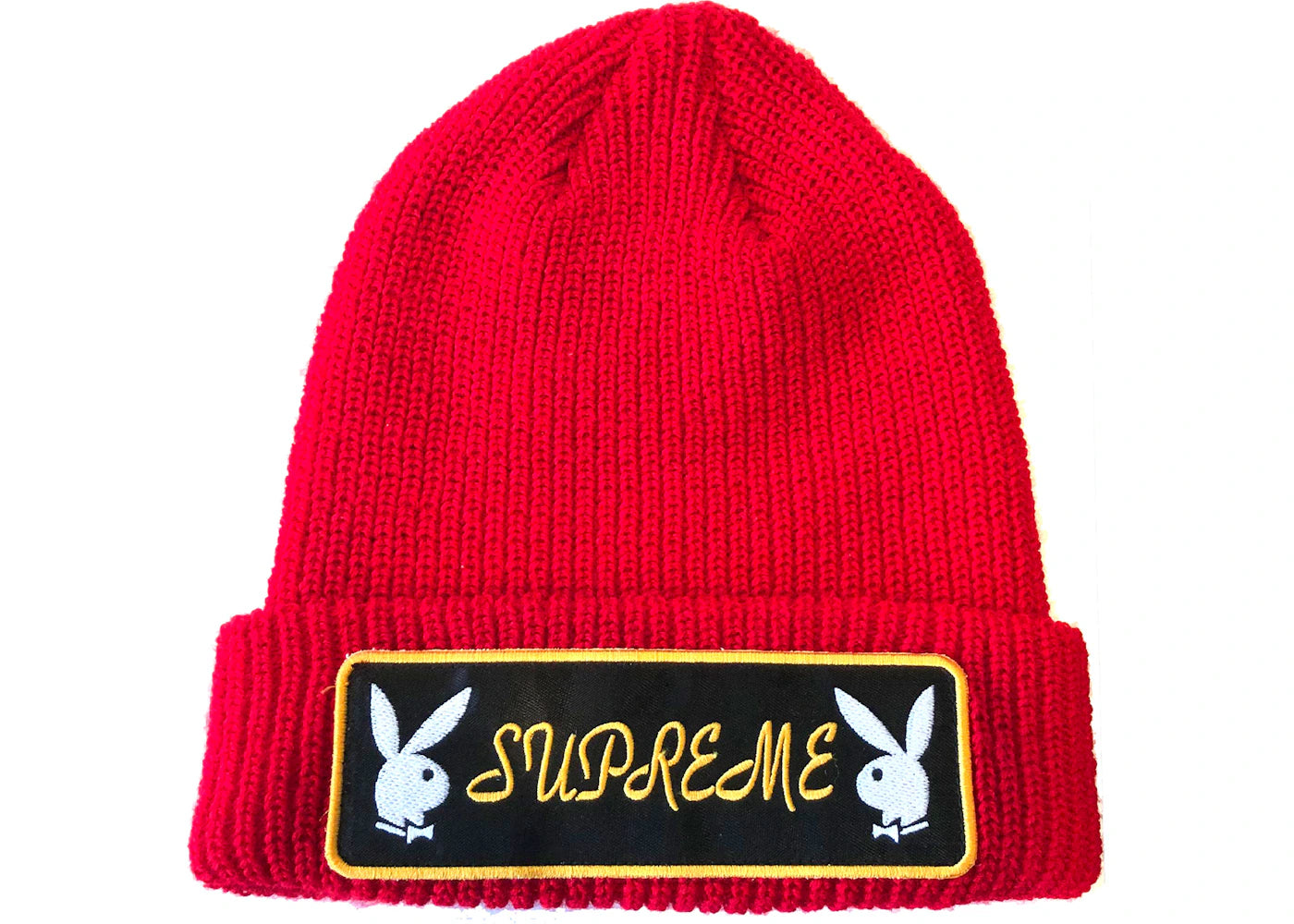 Supreme Playboy Beanie Red