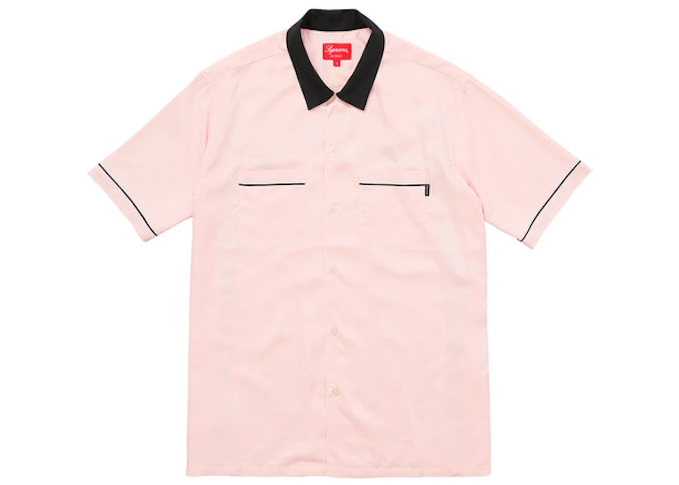 Supreme Playboy Bowling Shirt Pink