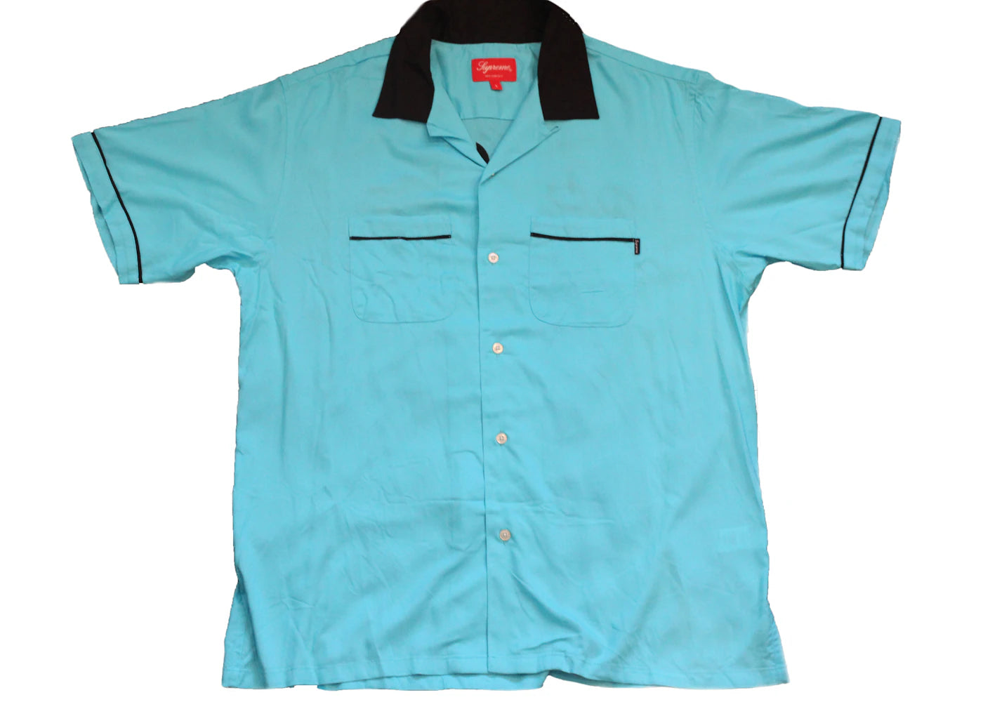 Supreme Playboy Bowling Shirt Teal