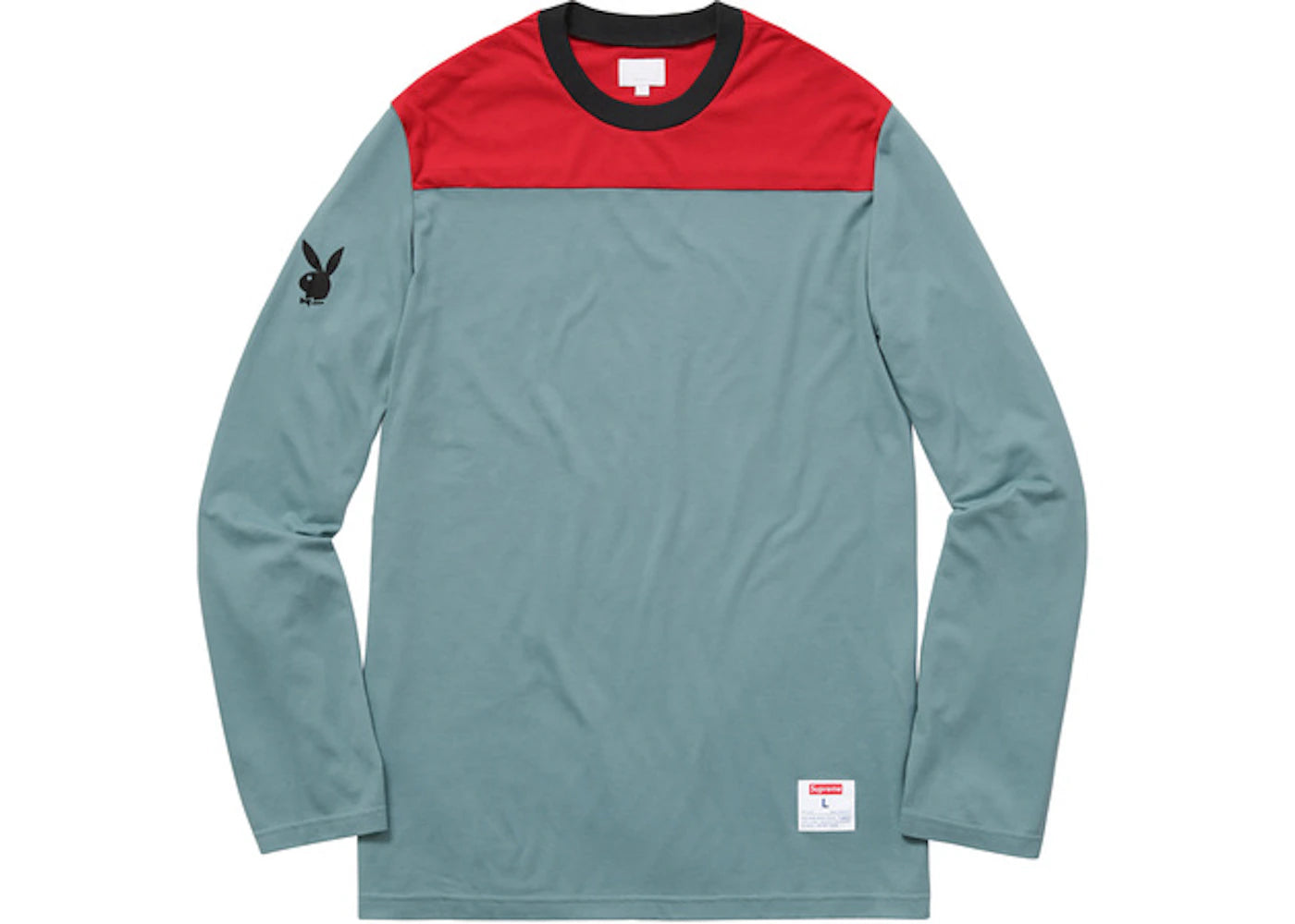 Supreme Playboy LS Football Top Slate